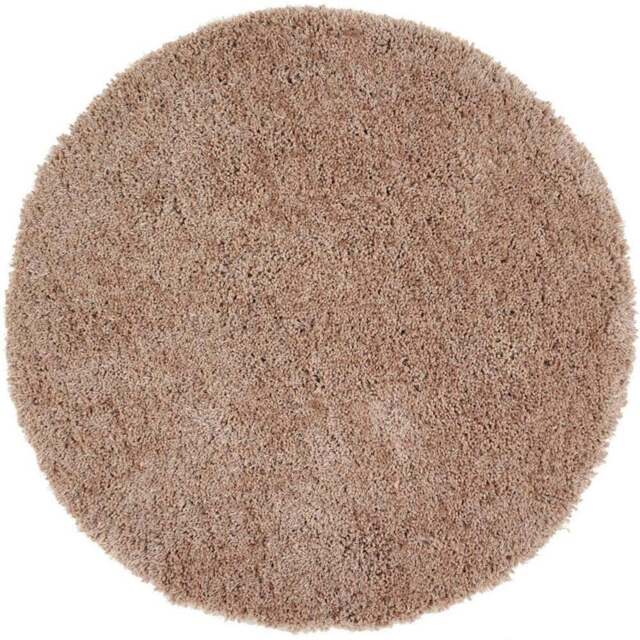 Origins Chicago Latte Round Rug 133cm - Size: 133 x 133cm - Brown - Origins Rugs - Wilko - image 1