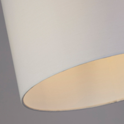 Lighting Collection Kaia White Drum Ceiling Shade - Size: 20 x 30 x 30cm - Wilko - thumbnail 5