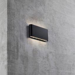 Nordlux Kinver Black Outdoor Wall Light - Size: 9 x 17.5 x 9cm - Wilko - thumbnail 3