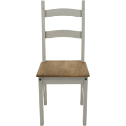Core Products Corona Set of 2 Grey and Pine Dining Chair - Wilko - thumbnail 4