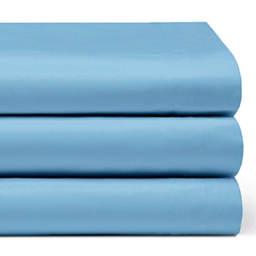 Serene Super King Sky Blue Flat Bed Sheet - Wilko - thumbnail 3