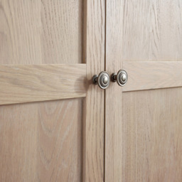 Julian Bowen Camille 2 Door Single Drawer Combination Wardrobe - Size: 2 Door, Single Drawer - Brown - Wilko - thumbnail 6