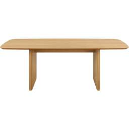 Florence Christo Rectangular 8 Seater Dining Table Oak - Brown - Furniture To Go - Wilko - thumbnail 4