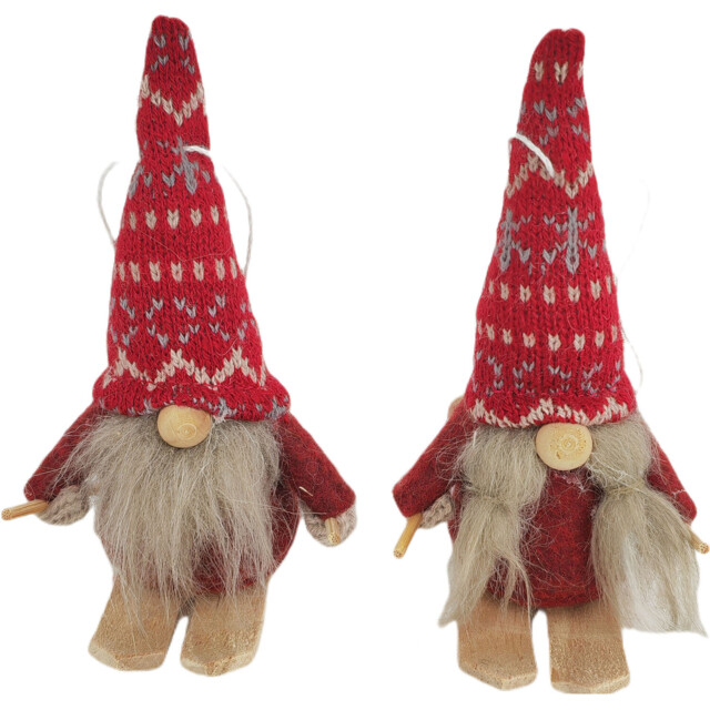 Hanging Gonk on SkisMulticolour - Santa's Chalet - Wilko - image 1