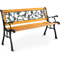 Costway 3 Seater Weatherproof Wooden Garden Bench - Multi - Wilko - thumbnail 3