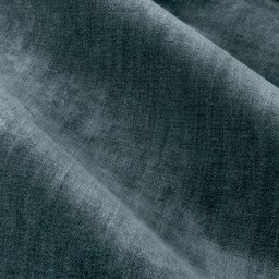 Yard Heavy Marine Chenille Velvet Pencil Pleat Curtains 229 x 137cm - Size: W 229 x D 137cm - Blue - Wilko - thumbnail 4
