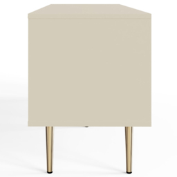 GFW Azariah 2 Door Single Drawer Single Shelf Ivory TV Unit - Size: 52.6 x 116.6 x 39cm - Wilko - thumbnail 6