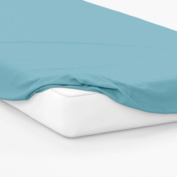 Serene Single Teal Fitted Bed Sheet - Blue - Wilko - thumbnail 4