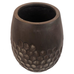 Leaf Grey Honeycomb Composite Planter 32 x 27cm - Size: 32 x 27 x 27cm - Wilko - thumbnail 4