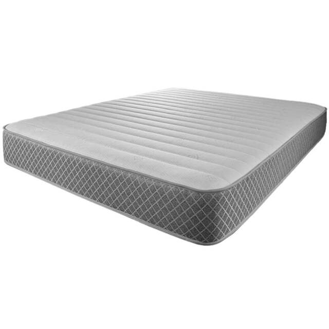 Starlight Beds Double Straight Line Hybrid Memory Foam and Spring Mattress - Grey - Wilko - image 1