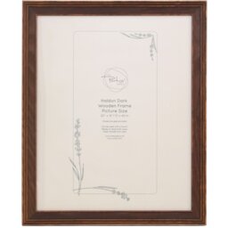 Haldon Wooden Frame Brown - Wilko