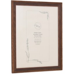 Haldon Wooden Frame Brown - Wilko - thumbnail 3