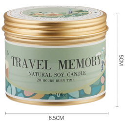 H&O Direct Fuzzy Kiwi Fruit Natural Soy Wax Scented Candle - Size: 5 x 6.5 x 6.5cm - Multi - Wilko - thumbnail 5