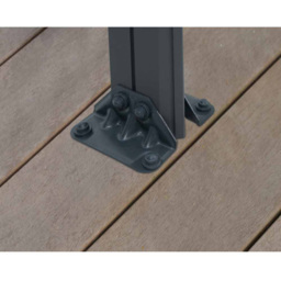 Palram Martinique 5000 4.9 x 3.5m Grey Bronze Garden Gazebo - Size: 4 x 5m - Palram Canopia - Wilko - thumbnail 5