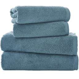 Deyongs Romeo Petrol Bath Sheet - Size: 85 x 145 x 1cm - Blue - Wilko