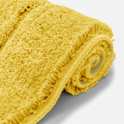 Mayfair Ochre Micro Fibre Bath Mat Set - Yellow - Wilko - thumbnail 6