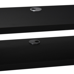 HOMCOM 2-Tier Black Floating TV Stand - Size: 21.0 cm x 29.8 cm x 152.4 cmcm - Wilko - thumbnail 5