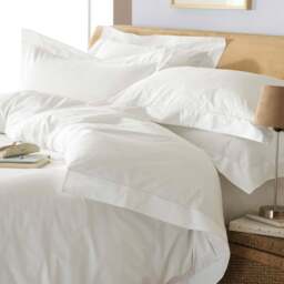Paoletti Oxford Double White Duvet Set - Wilko