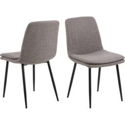 Florence Becca Set of 4 Light Brown Dining Chair - Furniture To Go - Wilko - thumbnail 5