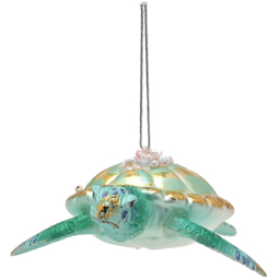 The Seasonal Gift Co Under The Sea Glass Hanging Decoration 3 Piece - Size: 13 x 12.5 x 10cm - Blue - Wilko - thumbnail 6