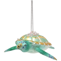 The Seasonal Gift Co Under The Sea Glass Hanging Decoration 3 Piece - Size: 13 x 12.5 x 10cm - Blue - Wilko - thumbnail 5