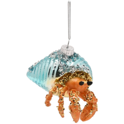 The Seasonal Gift Co Under The Sea Glass Hanging Decoration 3 Piece - Size: 13 x 12.5 x 10cm - Blue - Wilko - thumbnail 3