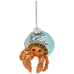 The Seasonal Gift Co Under The Sea Glass Hanging Decoration 3 Piece - Size: 13 x 12.5 x 10cm - Blue - Wilko - thumbnail 4