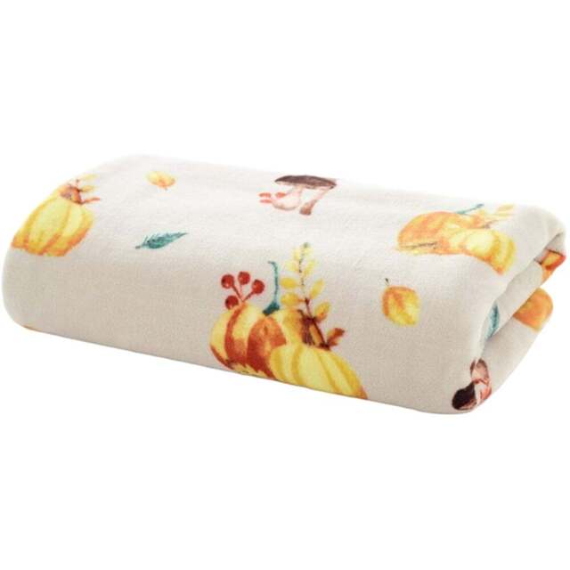 Deyongs Natural Pumpkin Party Throw 140 x 180cm - Grey - Wilko - image 1