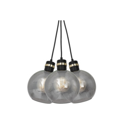 Milagro Omega Black Pendant Lamp 230V - Size: 40 x 40 x 100cm - Wilko - thumbnail 4