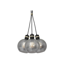 Milagro Omega Black Pendant Lamp 230V - Size: 40 x 40 x 100cm - Wilko - thumbnail 3