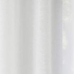 Tyrone Textiles Crete White Linen Look Eyelet Voile Panel Curtains 140 x 137cm - Size: W 140 x D 137cm - Wilko - thumbnail 4