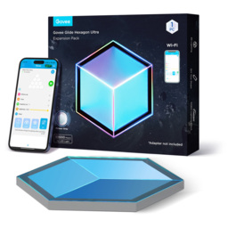 Govee Glide RGBIC LED Smart 3D Hexagon Ultra Light Panel Extension - Size: 3 x 21 x 23.5cm - Multi - Wilko - thumbnail 4