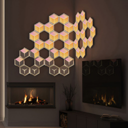 Govee Glide RGBIC LED Smart 3D Hexagon Ultra Light Panel Extension - Size: 3 x 21 x 23.5cm - Multi - Wilko - thumbnail 5