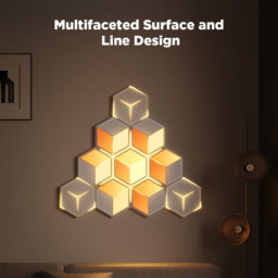 Govee Glide RGBIC LED Smart 3D Hexagon Ultra Light Panel Extension - Size: 3 x 21 x 23.5cm - Multi - Wilko - thumbnail 6