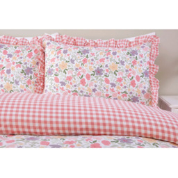 Ayva Floral Duvet Set - Multicolour/Superking - Size: Super King - Wilko - thumbnail 4