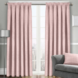Velosso Westwood Blush Pink Curtains 229 x 229cm - Size: W 229 x D 229cm - Wilko