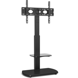 TTAP Single Shelf Black Freestanding TV Stand - Size: 117.6 x 60 x 40cm - Wilko - thumbnail 3