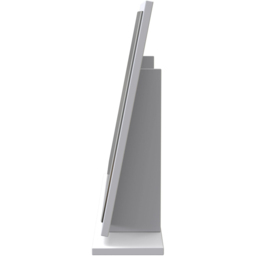 Crowndale Las Vegas White Matt Standing Mirror Ready Assembled - Size: 75 x 49cm - Wilko - thumbnail 4