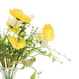 Poppy Artificial Plant Vase Arrangement - Wilko - thumbnail 4