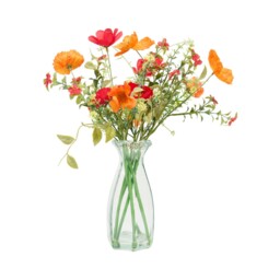 Poppy Artificial Plant Vase Arrangement - Wilko - thumbnail 5