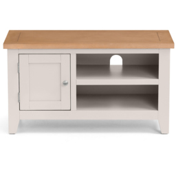Julian Bowen Richmond Grey and Pale Oak TV Unit - Wood - Wilko - thumbnail 4