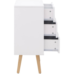 GFW Nyborg 4 Drawer White Chest of Drawers - Wilko - thumbnail 7