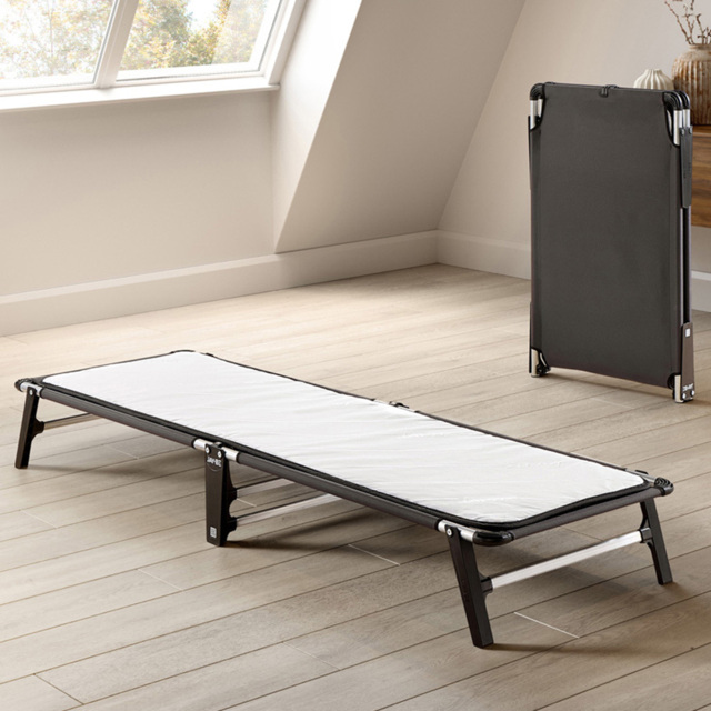 Jay-Be LE59 Single Lite Folding Bed with e-Fibre Insulator Pad - Black - Wilko - image 1