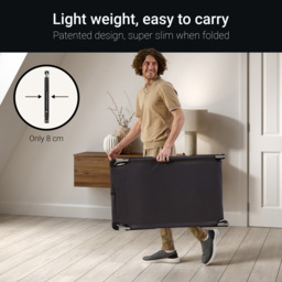 Jay-Be LE59 Single Lite Folding Bed with e-Fibre Insulator Pad - Black - Wilko - thumbnail 5