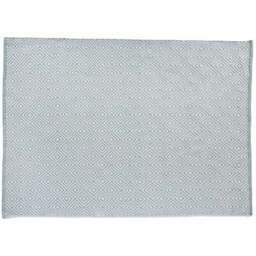 Hug Rug Sky Grey Woven Diamond Rug 160 x 230cm - Wilko - thumbnail 1