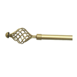 wilko Spiral 70 to 120cm Extendable Gold Curtain Pole - Size: 70 - 120cm - Alan Symonds & Co - thumbnail 4