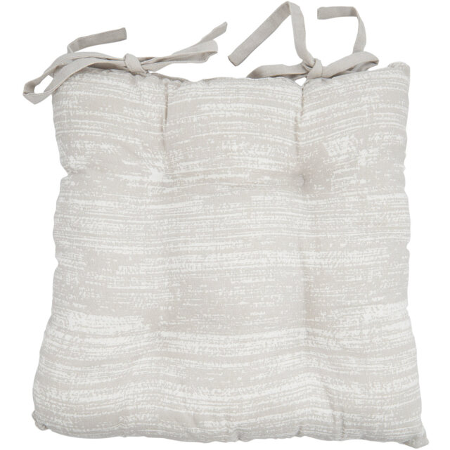 Printed Seat Pad - Grey - Wilko - image 1