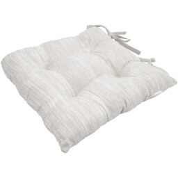 Printed Seat Pad - Grey - Wilko - thumbnail 5
