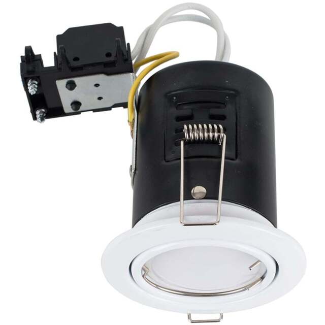 ValueLights White Warm White LED Tiltable Ceiling Downlight 6 Pack - Size: 11 x 10.5 x 10.5cm - Wilko - image 1