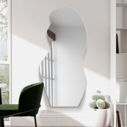 MirrorOutlet The Lacuna Frameless Pond Wall Mirror 120 x 50cm - Clear - Wilko - thumbnail 7